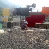 Even monks have to do their laundry